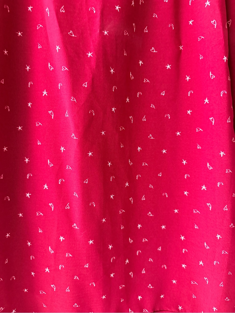 Red Printed Midi Skirt - Picture 4 of 4